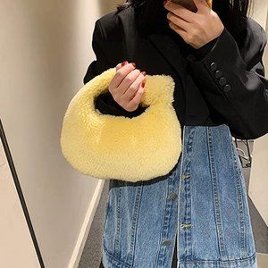 Plush Faux Fur Bag